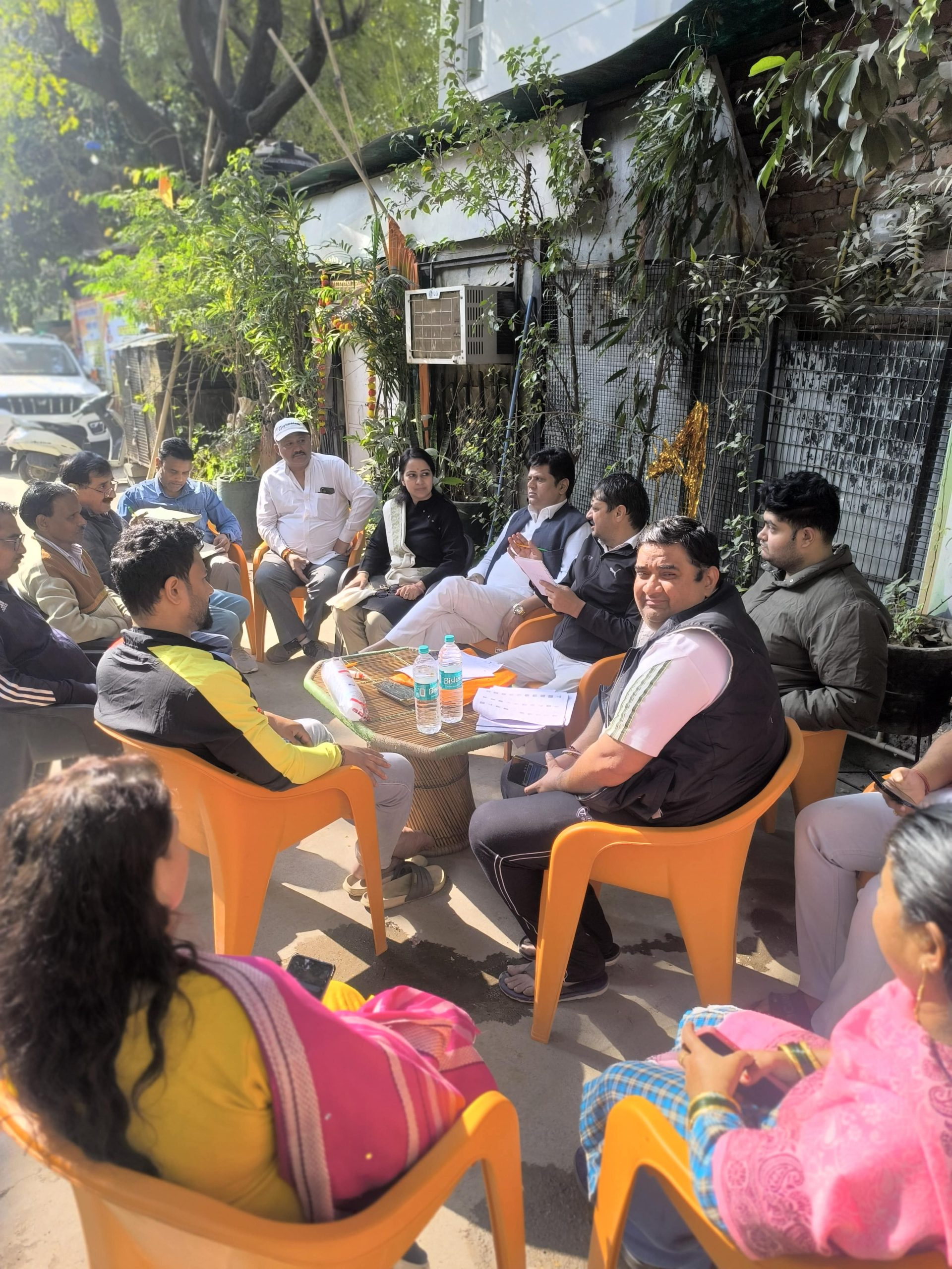 Booth Review Meeting at Kotla Mubarakpur Mandal - Post Image